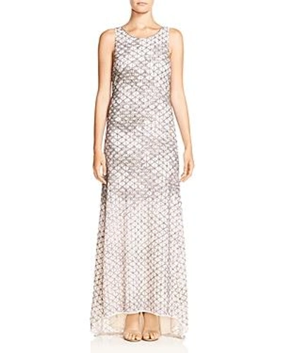 Shop Haute Hippie Quest Embellished Gown In Champagne