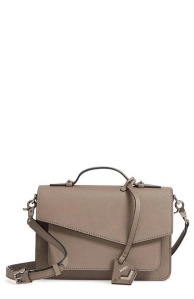 Shop Botkier Cobble Hill Leather Crossbody Bag - Ivory In Ivory Color Block