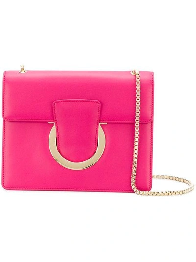 Shop Ferragamo Salvatore  Thalia Shoulder Bag - Pink