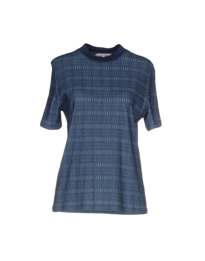 Shop Carven T-shirts In Blue