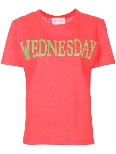 Shop Alberta Ferretti Wednesday Fluo T-shirt