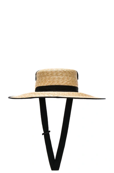 Shop Lola Hats Zorro Hat In Natural & Black