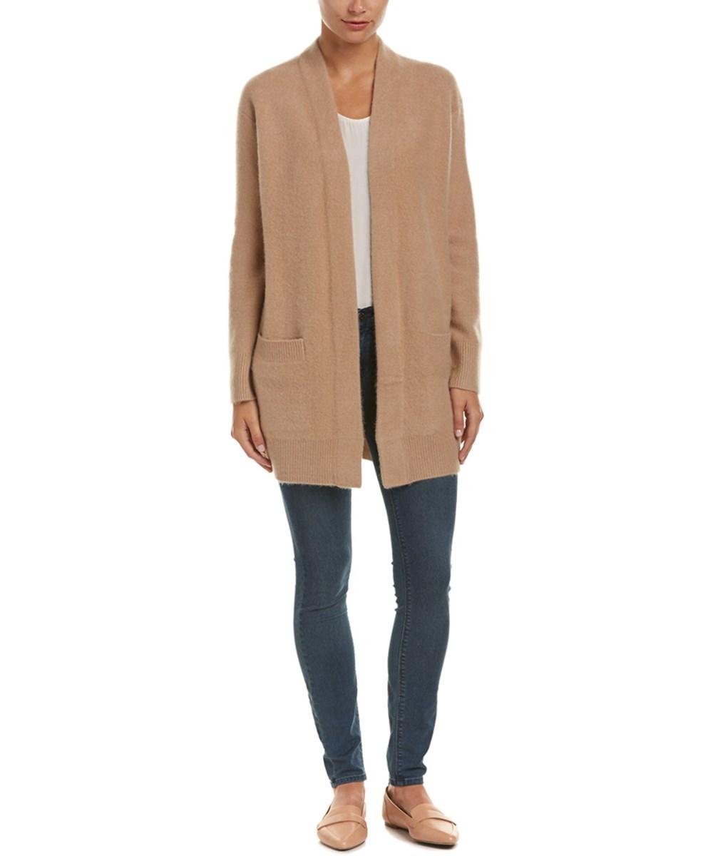 camel cashmere cardigan