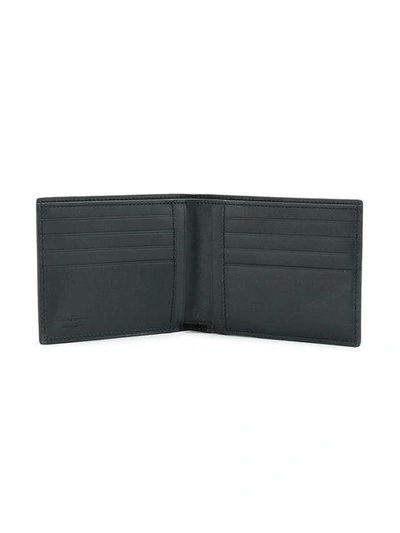 Shop Ferragamo Double Gancio Foldover Wallet In Red