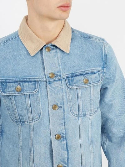 A.p.c. O-veste Howl Denim Jacket In Blue | ModeSens