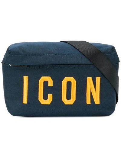Shop Dsquared2 Icon Embroidered Belt Bag
