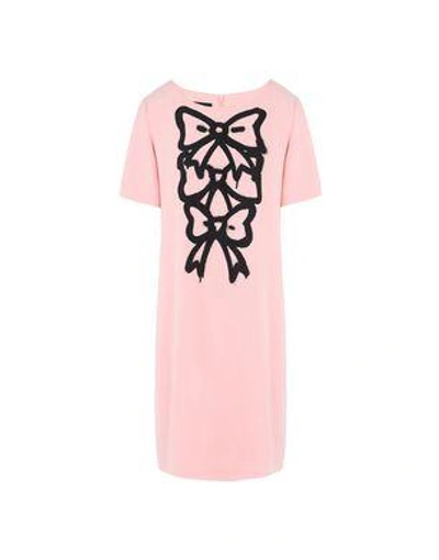 Shop Boutique Moschino Short Dresses In Pink