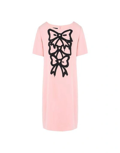 Shop Boutique Moschino Short Dresses In Pink