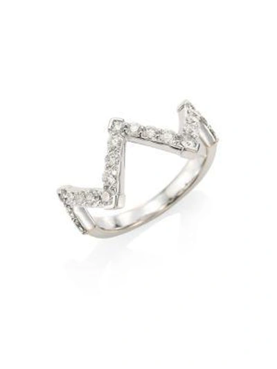 Shop Hearts On Fire Triplicity Diamond & 18k White Gold Pointed Ring