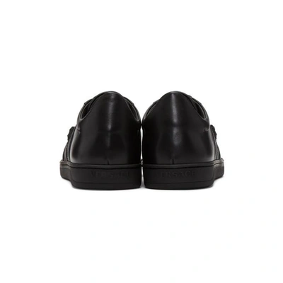 Shop Versace Black Medusa Head Sneakers