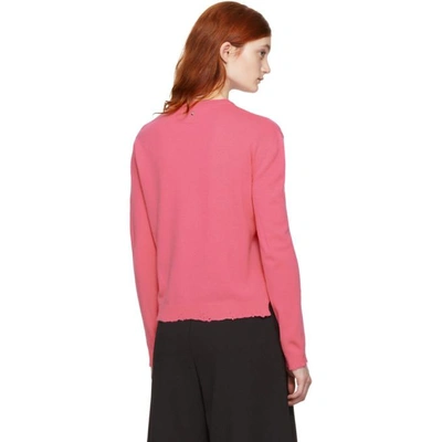 Shop Valentino Pink 'pink Is Punk' Sweater