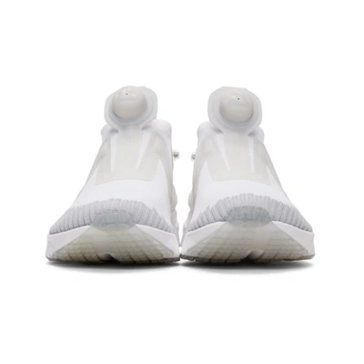 Shop Reebok Classics White Pump Supreme Ultraknit Sneakers In White/cloud