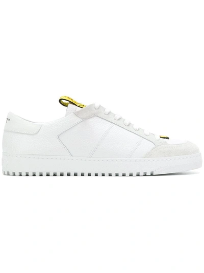 Shop Off-white Fire Tape Sneakers In White