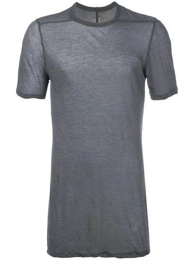 Shop Rick Owens Round Neck T-shirt