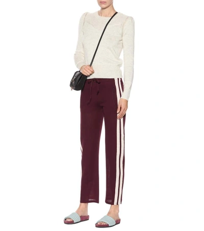 Shop Isabel Marant Étoile Dobbs Trackpants In Red