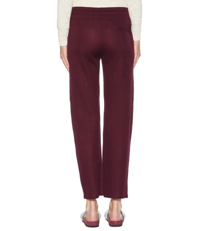 Shop Isabel Marant Étoile Dobbs Trackpants In Red