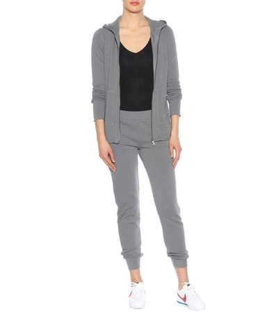 Shop Atm Anthony Thomas Melillo French Terry Cotton Trackpants In Grey