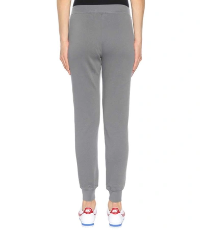 Shop Atm Anthony Thomas Melillo French Terry Cotton Trackpants In Grey