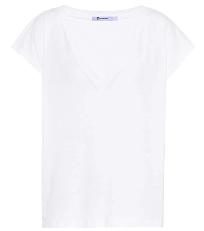 Shop Alexander Wang T Cotton T-shirt In White