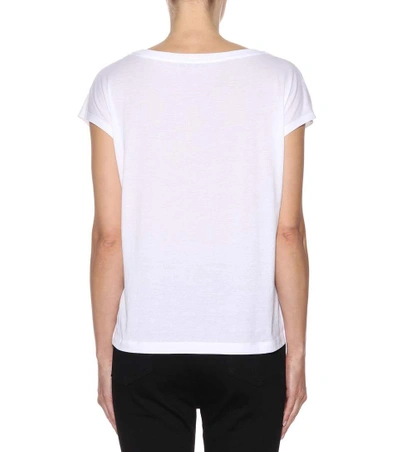 Shop Alexander Wang T Cotton T-shirt In White