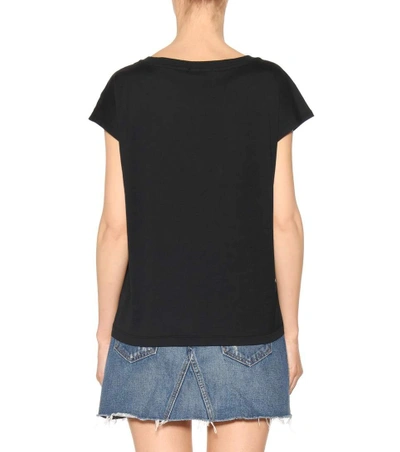 Shop Alexander Wang T Cotton T-shirt In Black