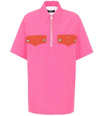 Shop Calvin Klein 205w39nyc Oversized Shirt In Pink