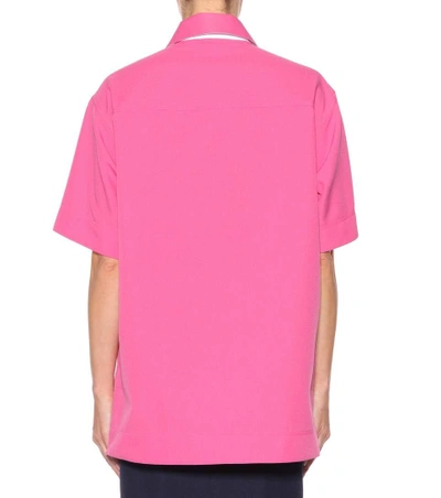 Shop Calvin Klein 205w39nyc Oversized Shirt In Pink