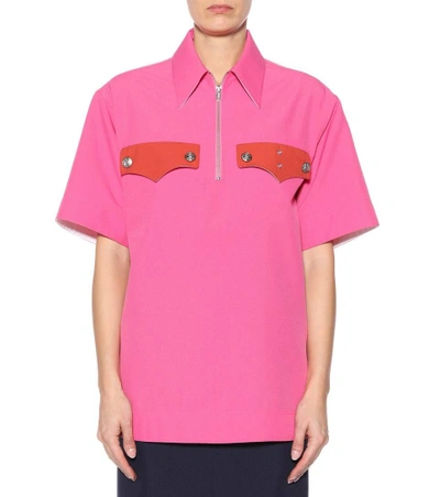 Shop Calvin Klein 205w39nyc Oversized Shirt In Pink