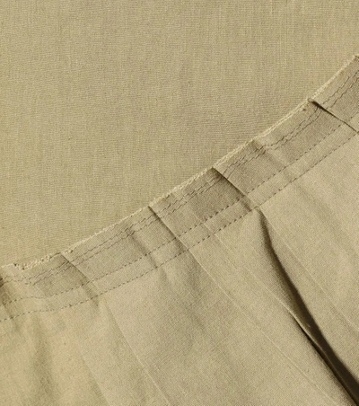 Shop Isabel Marant Rebel Linen-blend Skirt In Beige