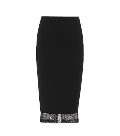 Shop Victoria Beckham Pencil Skirt In Black