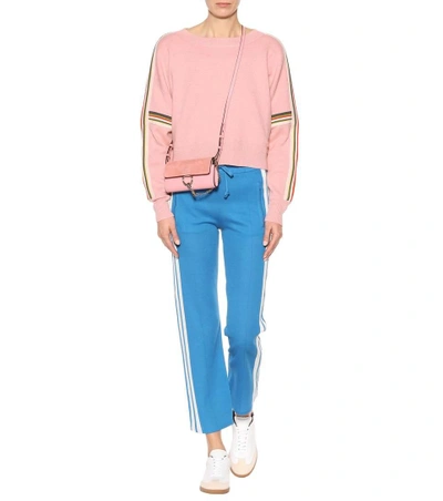 Shop Isabel Marant Étoile Kao Cotton-blend Sweater In Pink