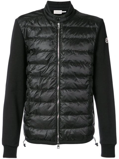 Shop Moncler Padded Front Track Jacket