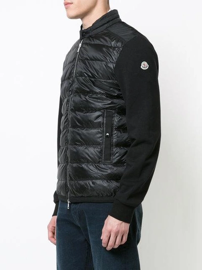 Shop Moncler Padded Front Track Jacket