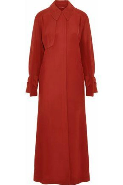 Shop Roksanda Melba Twill Trench Coat In Brick