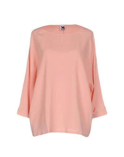 Shop M Missoni Blouse In Pink