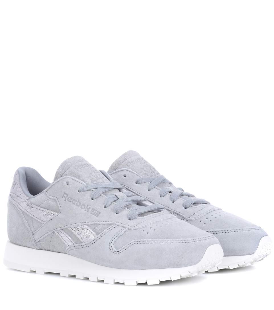 reebok classic leather shimmer grey