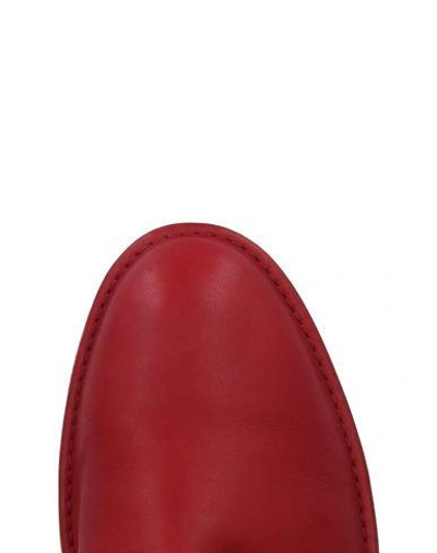 Shop Attimonelli's Laced Shoes In Red