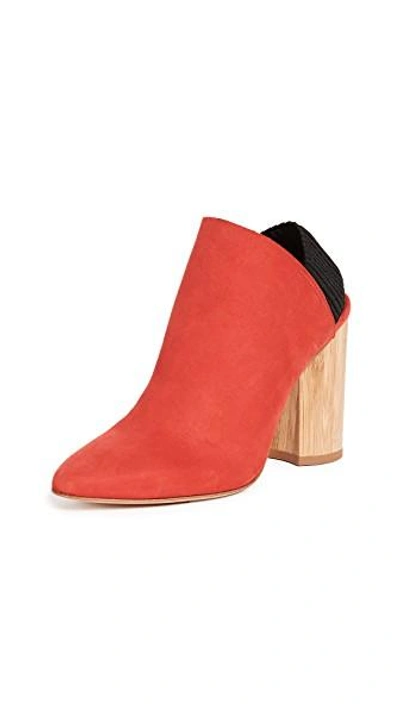 Shop 3.1 Phillip Lim / フィリップ リム Drum Slingback Booties In Amaranth