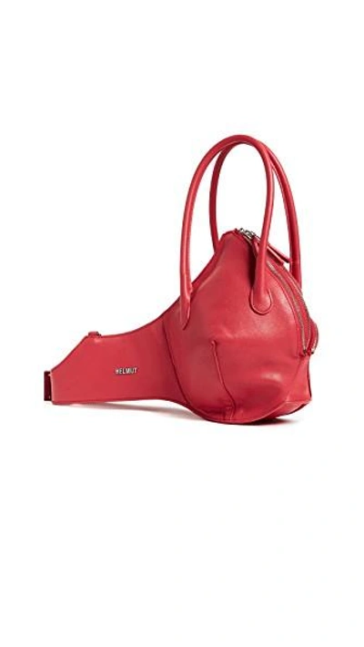 Helmut Lang Bra Purse Shoulder Bag In Red | ModeSens