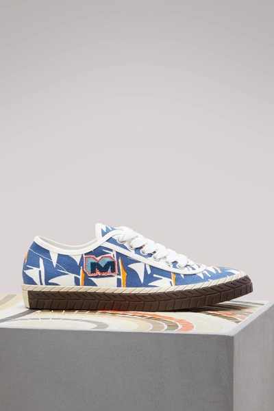 Shop Marni Sneakers In 002s Blue
