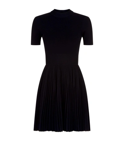 Shop Alexander Wang Micropleat Dress In Black