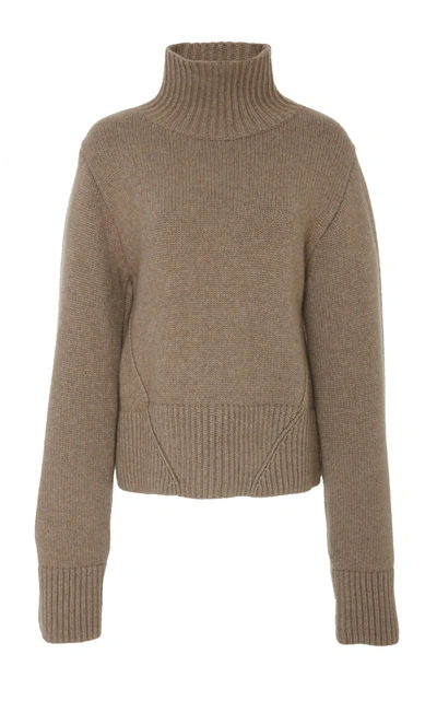 Shop Khaite Wallis Cashmere Sweater In Neutral