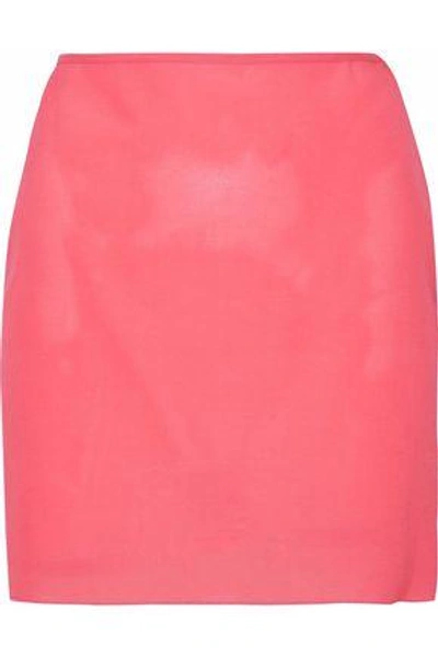Shop Marni Woman Cady Mini Skirt Pink
