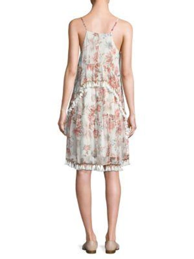 Shop Thurley Folklore Silk Dress In Multi