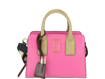 Shop Marc Jacobs Little Big Shot Bag In Tulip Pink Multi