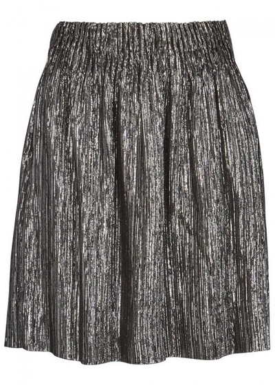 Shop Isabel Marant Delphi Silver Mini Skirt