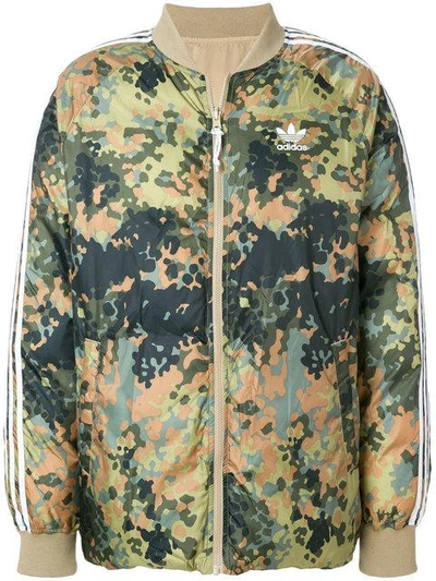 Adidas Originals By Pharrell Williams Hu Hiking Sst Reversible Camo Jacket  | ModeSens