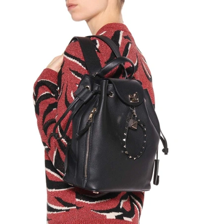 Shop Valentino Garavani Leather Backpack