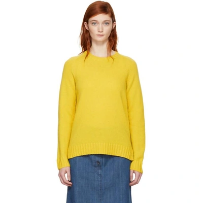 Shop Apc Yellow Vivian Sweater