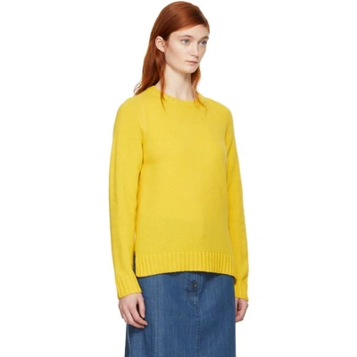Shop Apc Yellow Vivian Sweater